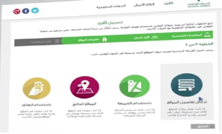 التسجيل في خريطة العنوان الوطني وكيفية تحديد ومعرفة العنوان الوطني ثقفني