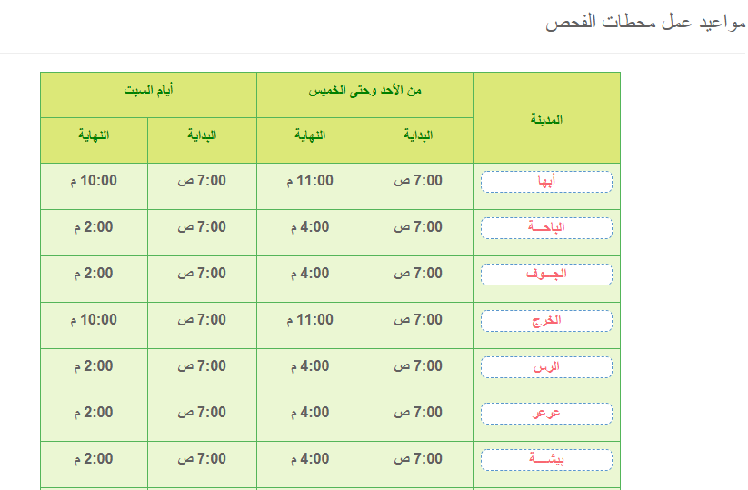الفحص الدوري في رمضان لاينز