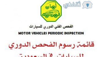 الفحص الدوري للسيارات في السعودية