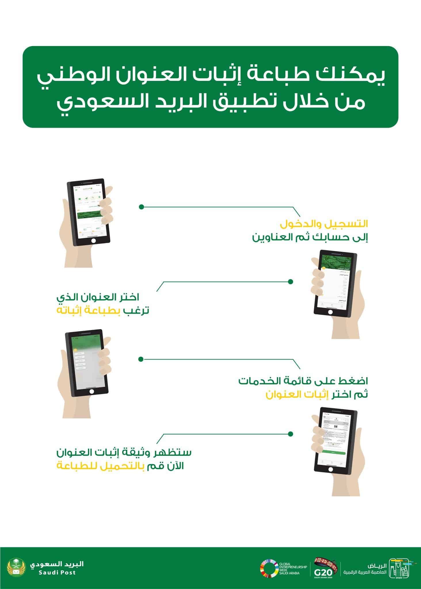 طباعة اثبات عنوان المواطن الوطني