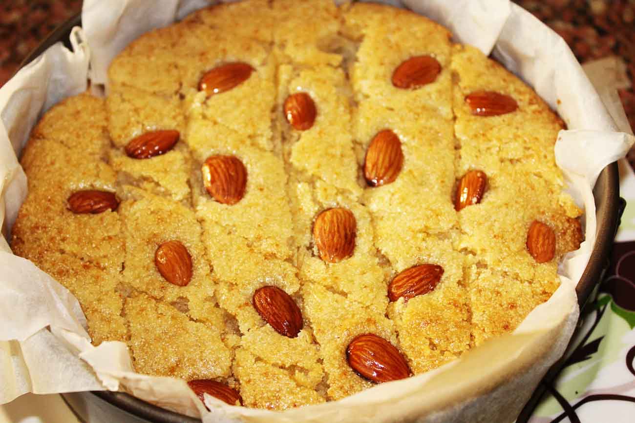 طريقة عمل البسبوسة بالسميد