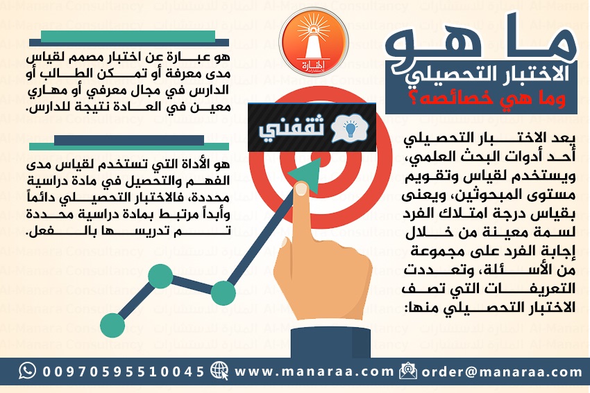 ما هو الاختبار التحصيلي وما هي خصائصه