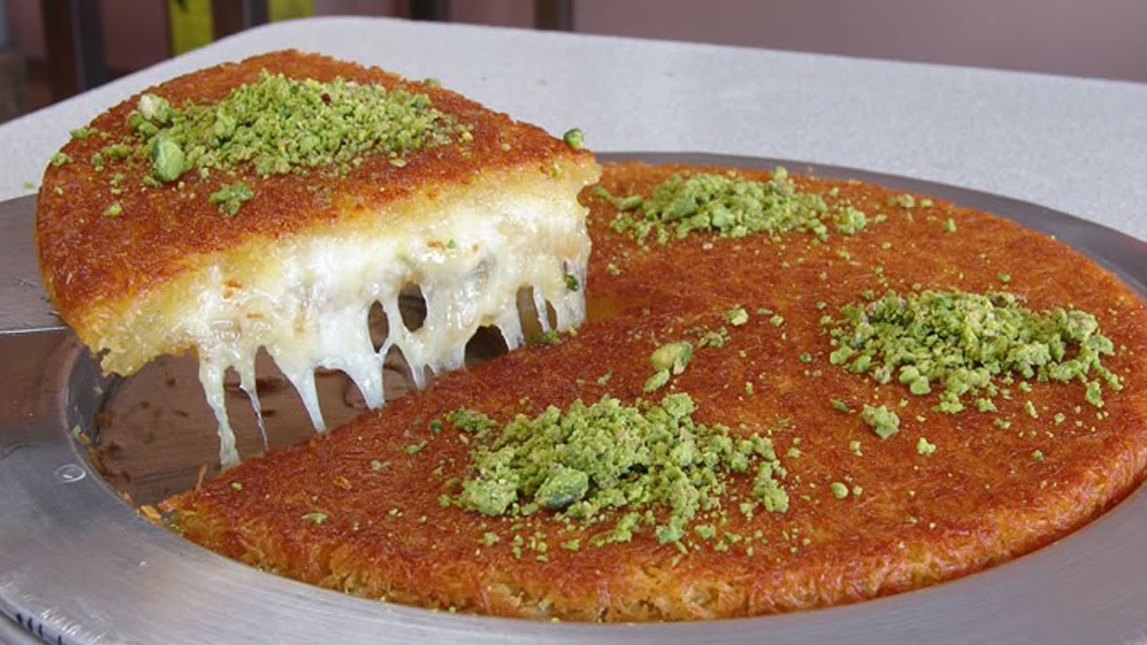 الكنافة على الفحم