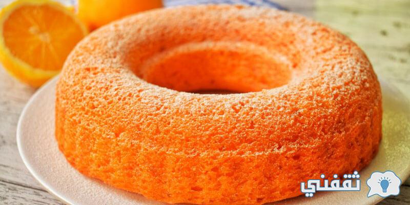 الكيكة الإسفنجية بالبرتقال