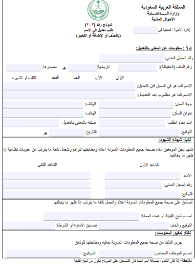 نموذج 203