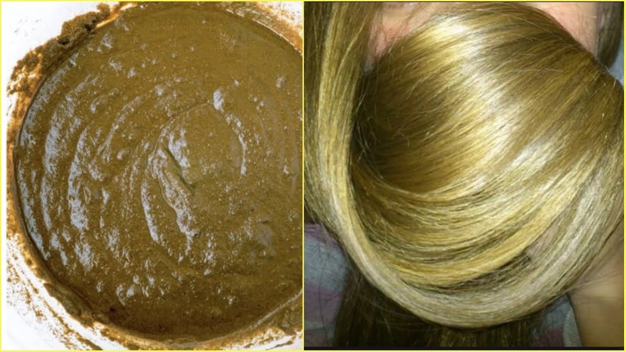 صبغ الشعر باللون الأشقر الزيتوني بمكونات طبيعية
