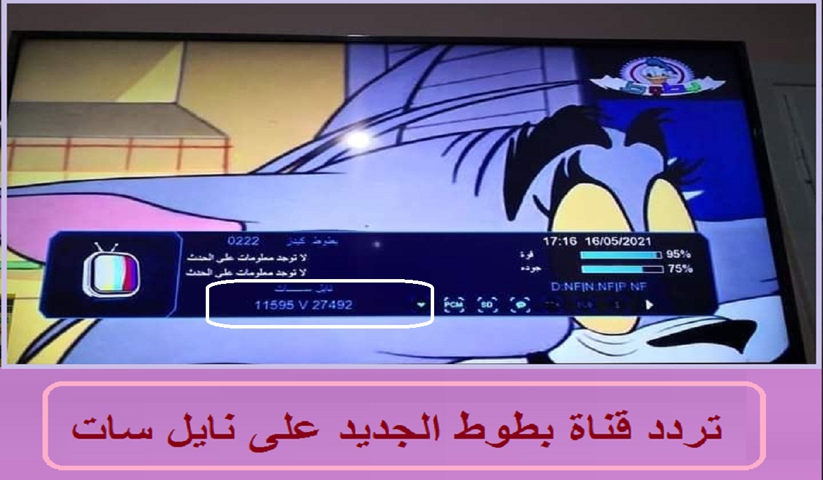 تردد قناة بطوط على النايل سات