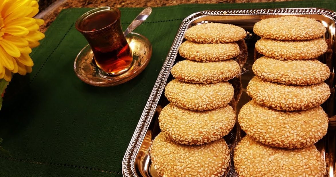 أسرار الكعك العراقي الفاخر بالسمسم هش وبمقادير مضبوطة بطريقة احلي من الجاهز