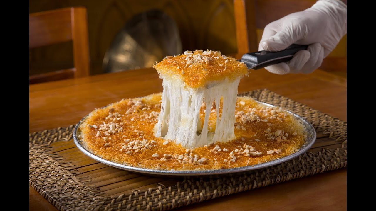 كنافة بقطع المانجو