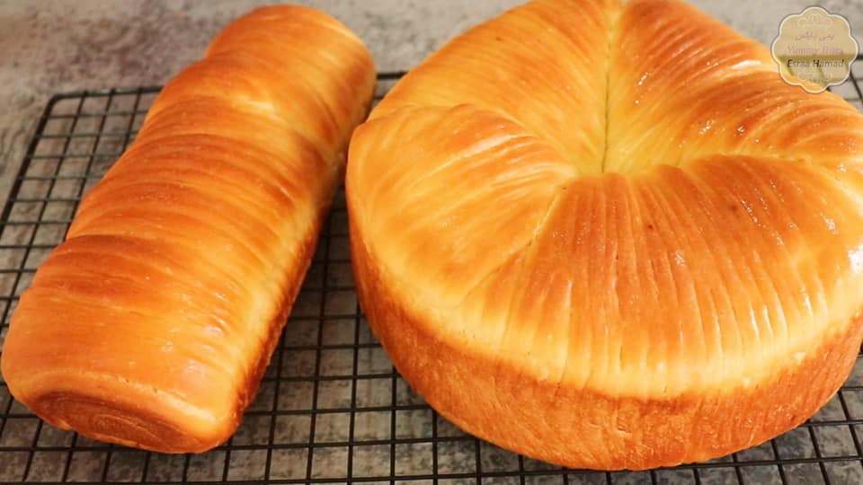 طريقة عمل خبز لفه الصوف الطري الهش لسحور رمضان