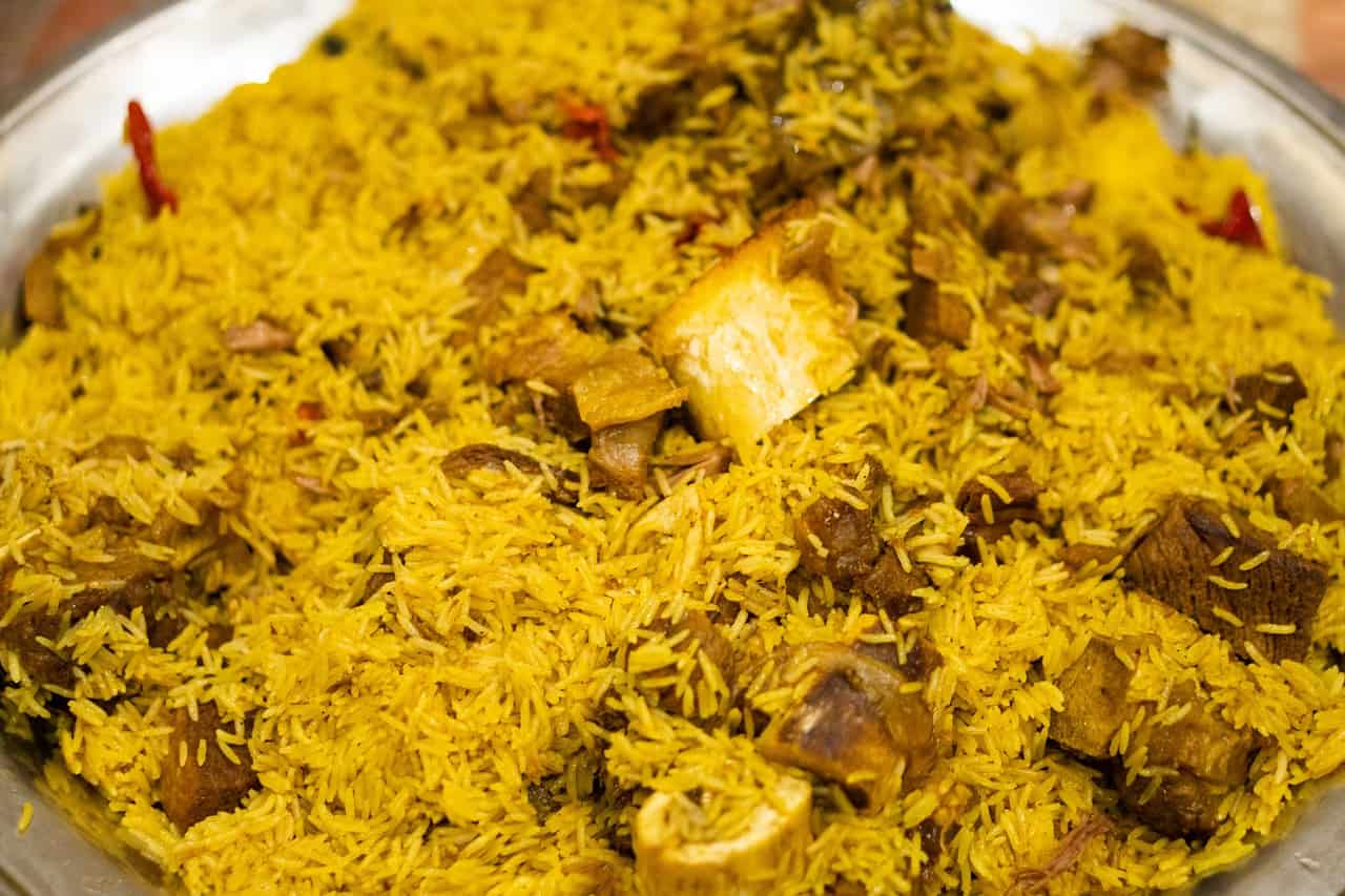 مكونات الكبسة