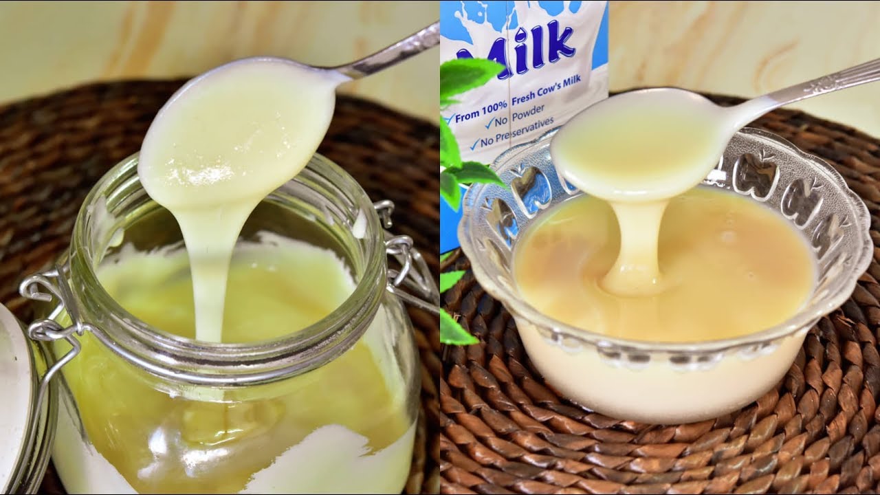 طريقة تحضير الحليب المكثف