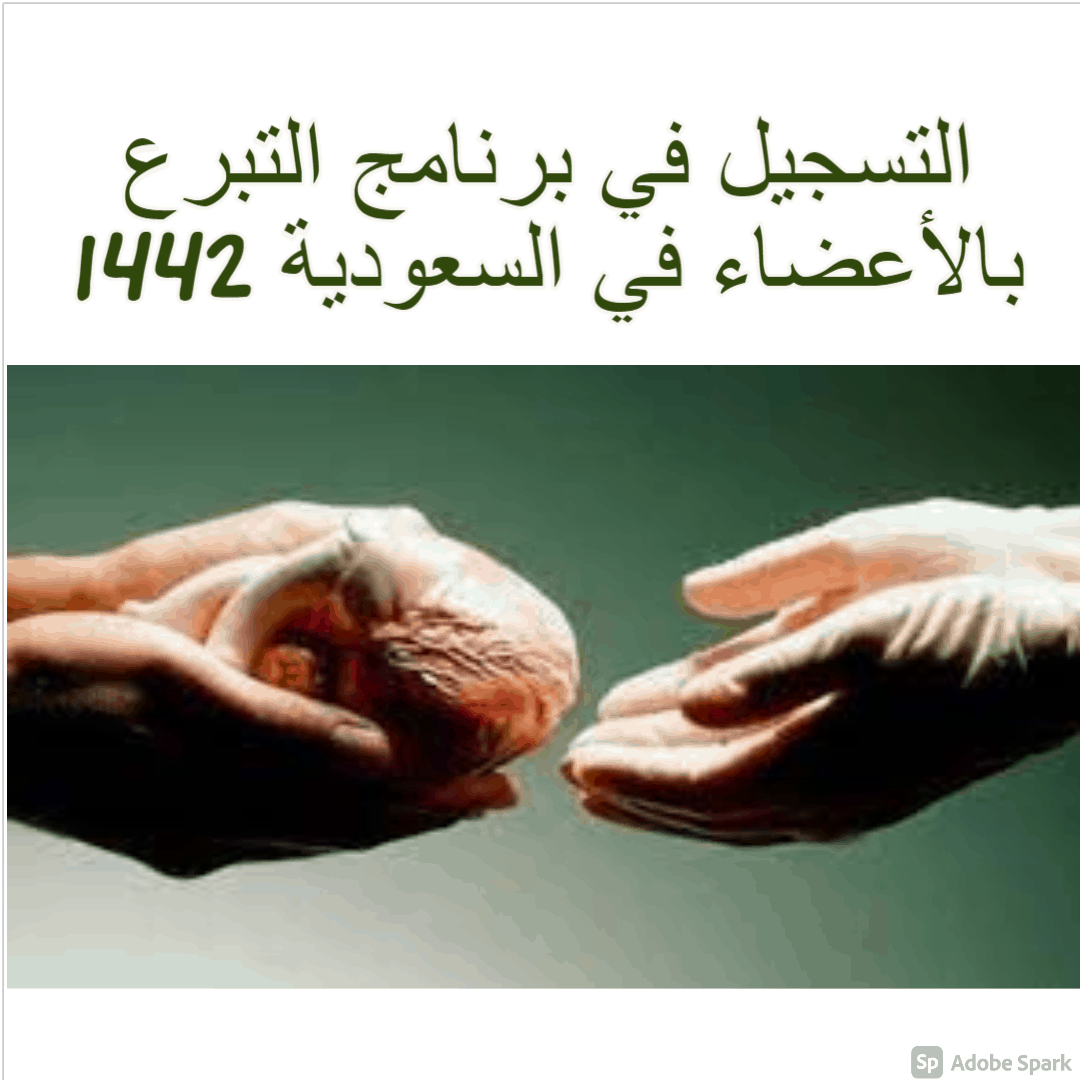 التسجيل في برنامج التبرع بالأعضاء في السعودية 1442