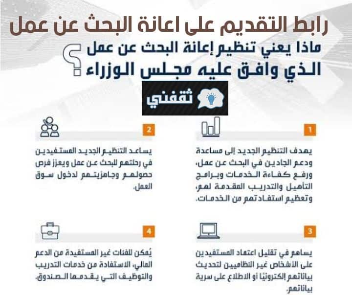 أهداف برنامج البحث عن عمل