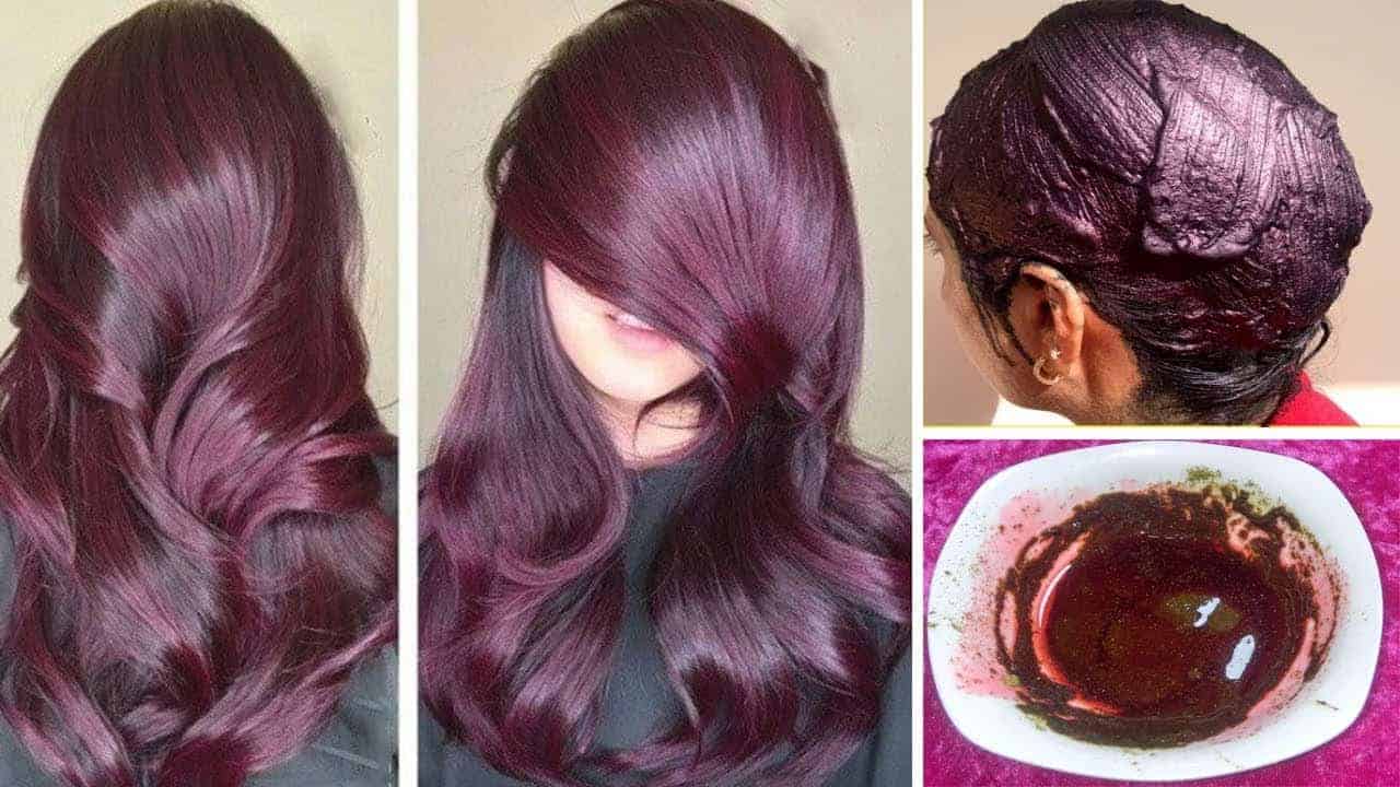 طريقة هندية لصبغ الشعر باللون الأحمر العنابي