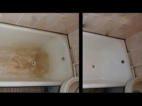 تنظيف الحمام والتخلص من السواد والصدا
