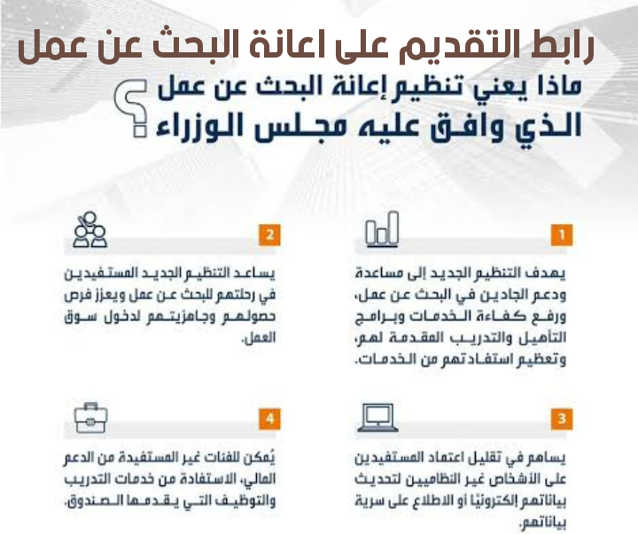 طاقات اعانة البحث عن عمل