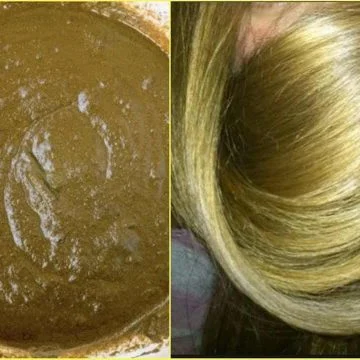 صبغ الشعر باللون الزيتوني الغامق والفاتح بمواد طبيعية بدون شيب وبدون مواد كيميائية