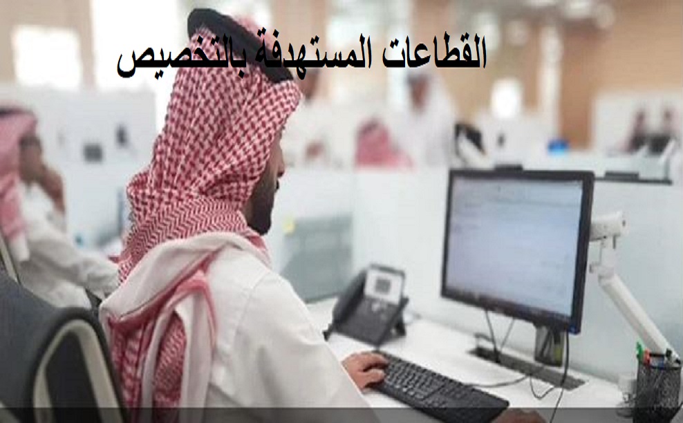 ماهي القطاعات المستهدفة بالتخصيص