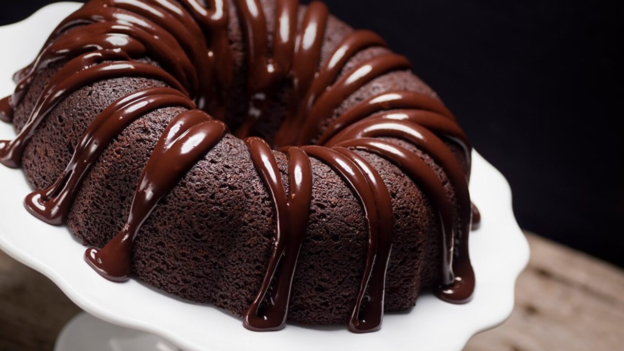 الكيكة بصوص الشوكولاتة الرائع اقتصادية وهشة
