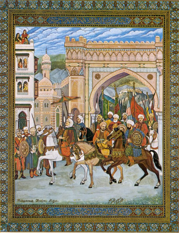 لوحة من لوحات محمد راسم