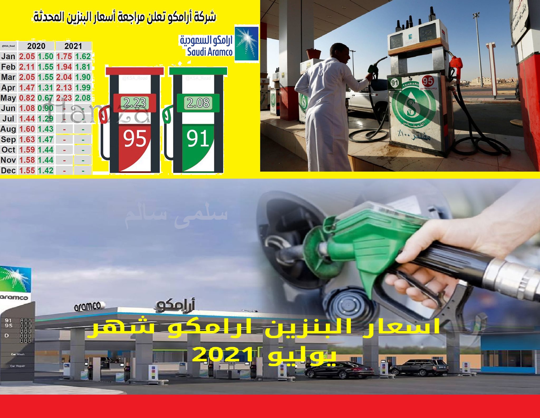 صدر قرار تثبيت سعر البنزين لشهر يوليو بالسعودية تفاصيل بيان أسعار المحروقات