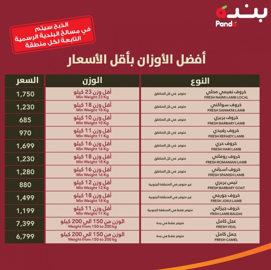 عروض بنده عيد الأضحى