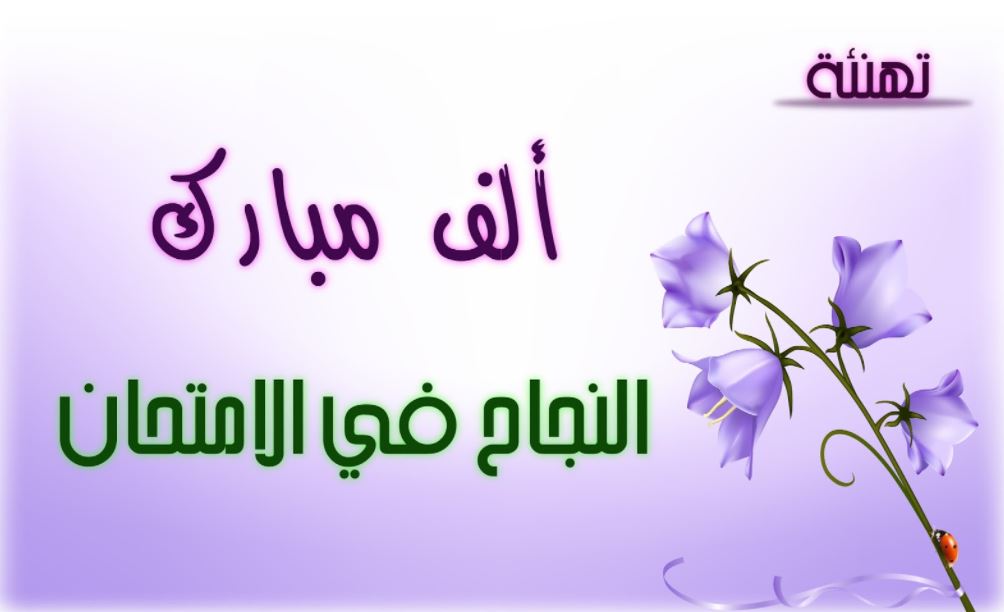 صور التهنئة بالنجاح في الامتحان