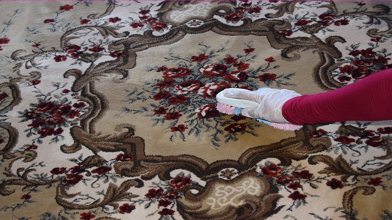طرق غسيل السجاد على الناشف