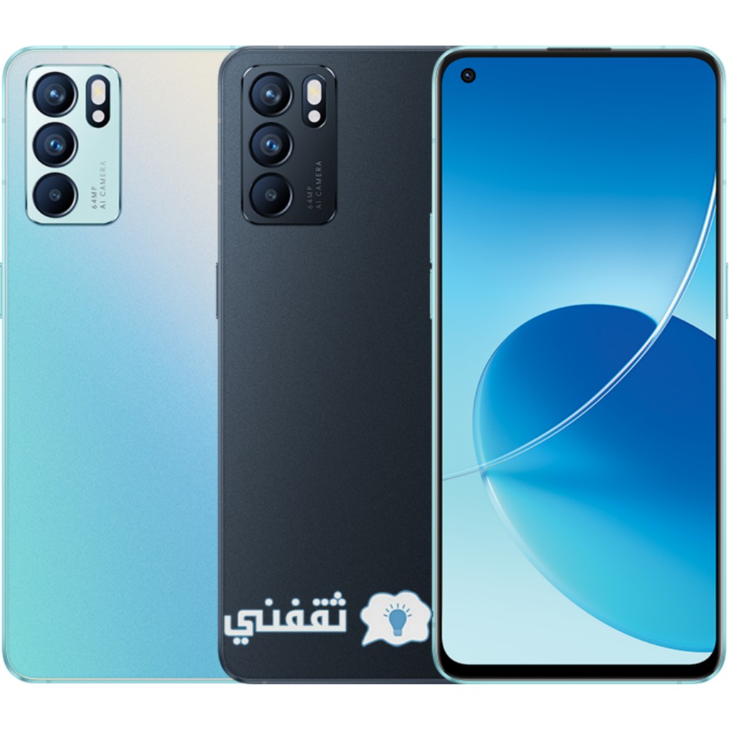 ألوان هاتف Oppo Reno 6