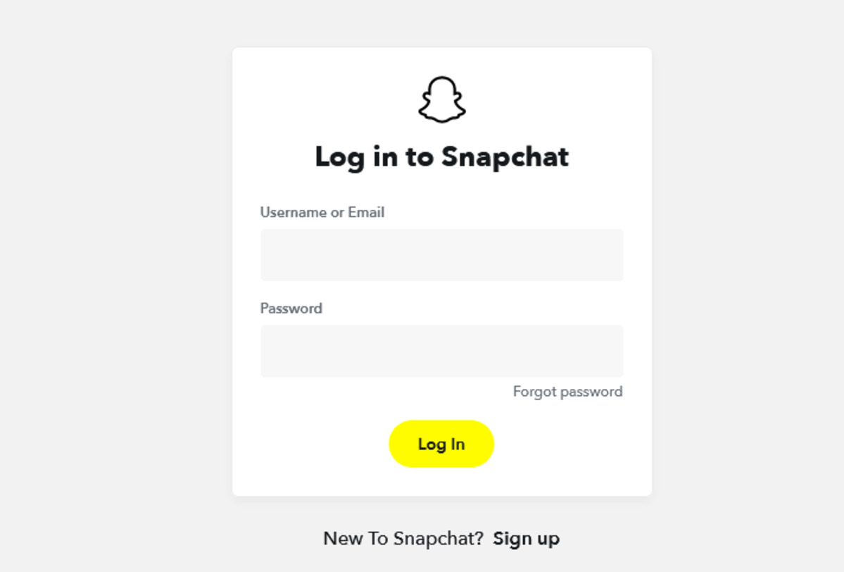 Snapchat Sign Up
