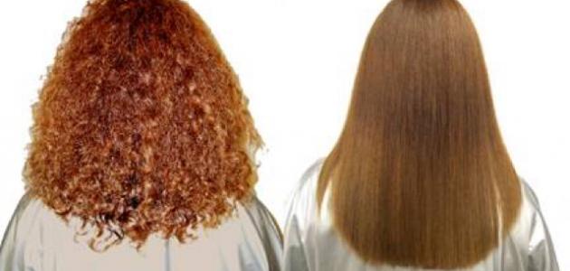 وصفات فرد الشعر المجعد بكيراتين طبيعي من أول أستخدام لتنعيم وفرد الشعر