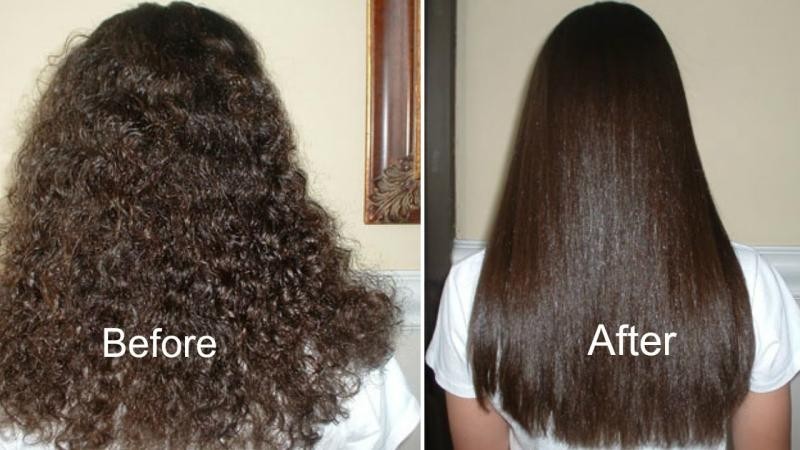 وصفات فرد الشعر المجعد بكيراتين طبيعي من أول أستخدام لتنعيم وفرد الشعر