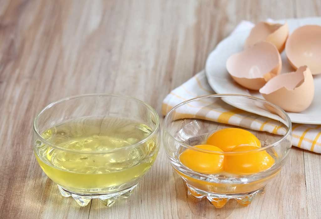 بياض البيض للتخلص من علامات التمدد