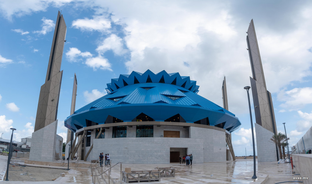 صور مسجد الملك سلمان في المالديف