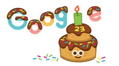 جوجل يحتفل بعيد ميلاده