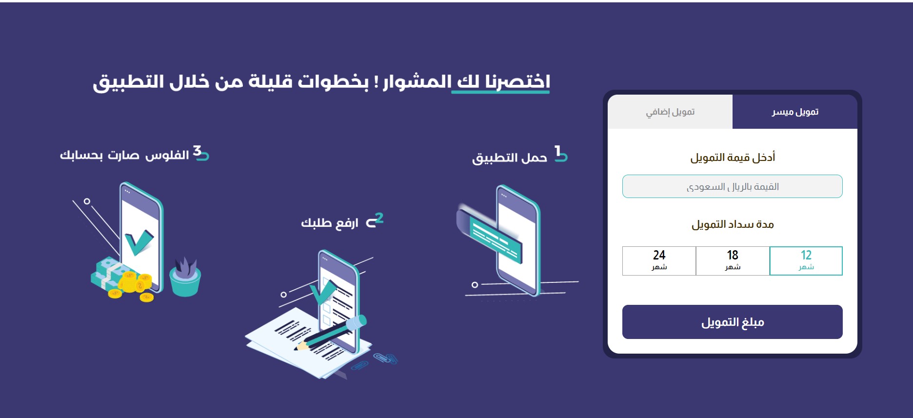 شروط الحصول على تمويل إمكان