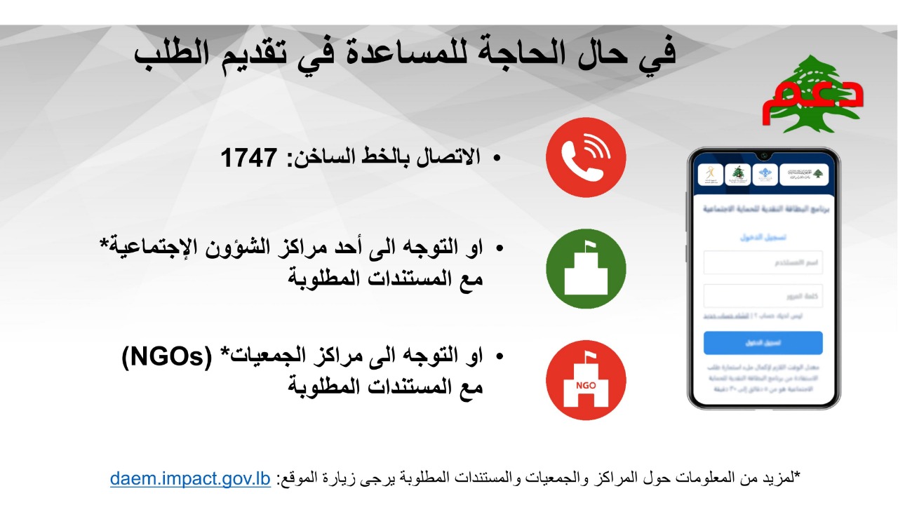 طرق التواصل مع برنامج دعم البطاقة التمويلية