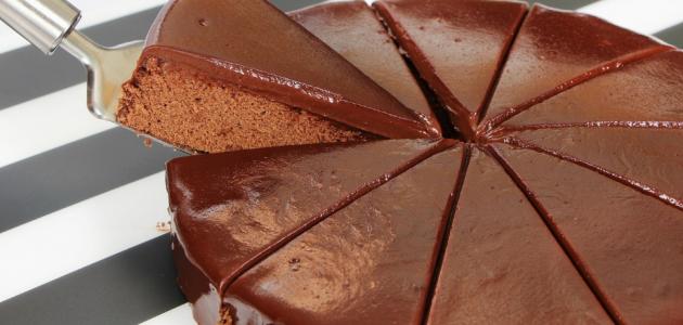 طريقة عمل كيكة الشوكولاتة بصوص الشوكولاتة الصحية اللذيذة