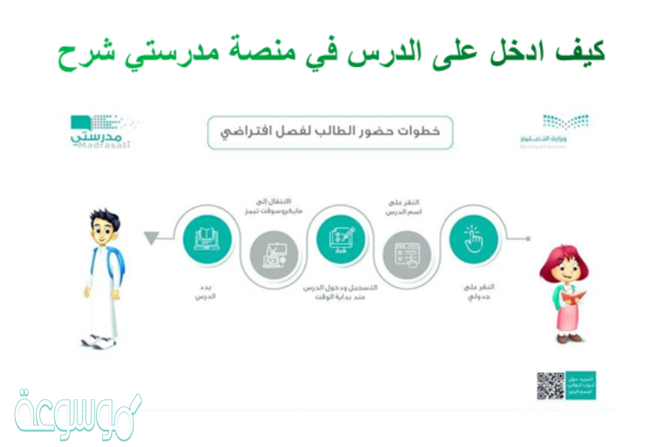 رابط منصة مدرستي الإلكتروني 2021 طريقة تسجيل