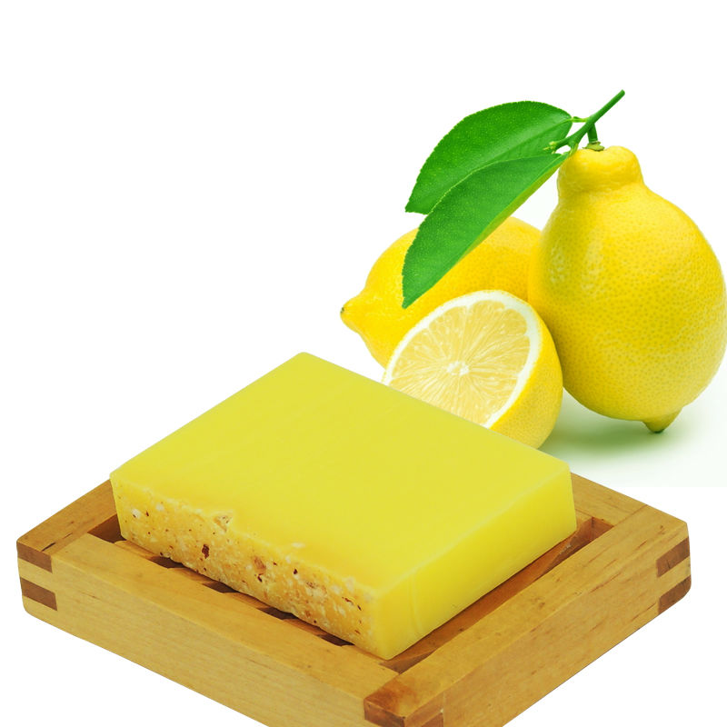 مكونات عمل صابونة الليمون للتفتيح البشرة
