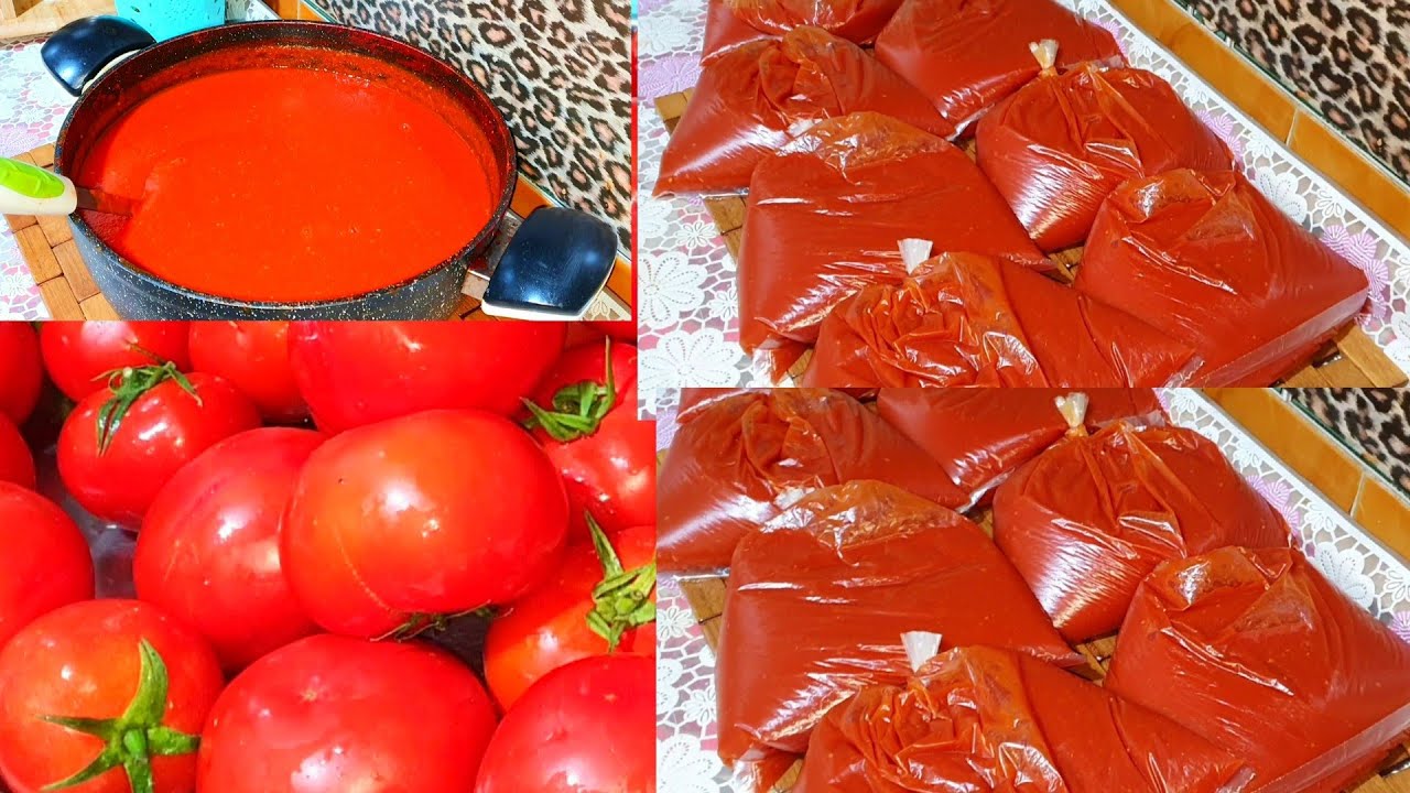 طرق مختلفة لتخزين الطماطم لمدة عام وسر لونها الأحمر