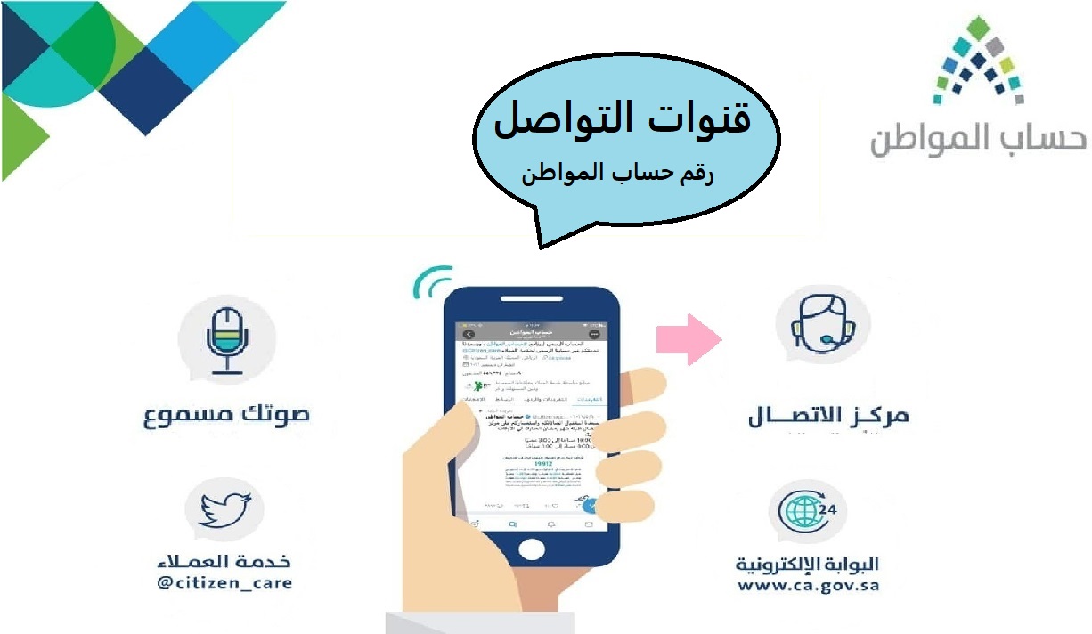 قنوات تواصل حساب المواطن