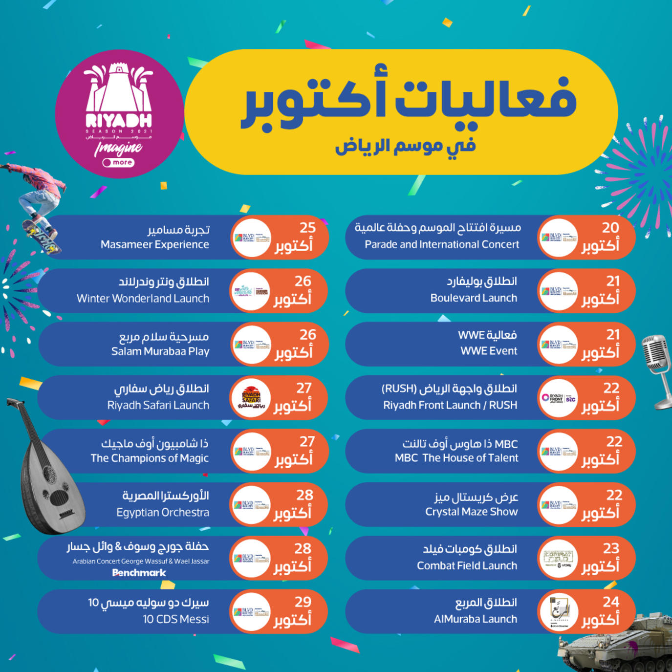 حفلات موسم الرياض أسعار تذاكر أسعار تذاكر