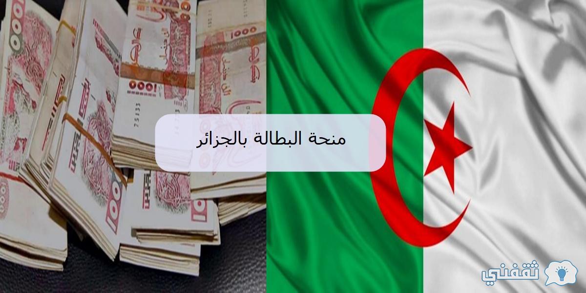 منحة البطالة في الجزائر 2021
