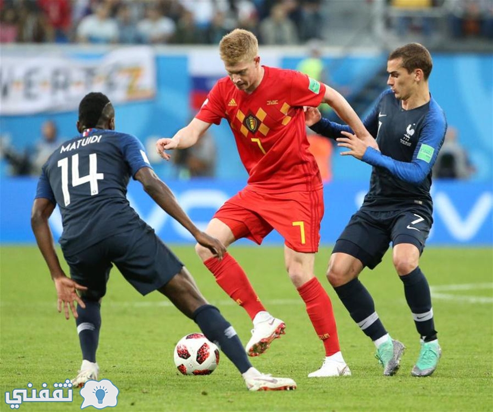 بلجيكا وفرنسا مباراة نتيجة مباراة