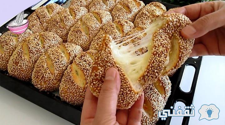 فطائر الجبنة بالسمسم بعجينة قطنية هشة وبمذاق مميز وشهي جدا بأقل تكلفة ثقفني
