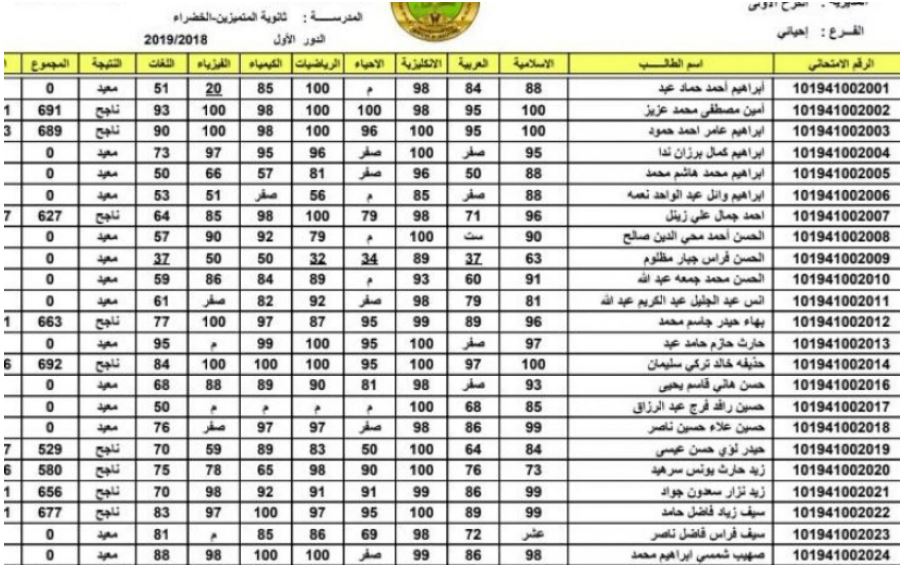 اعرف موعد إعلان نتائج السادس الإعدادي بالعراق 2021 الدور الثاني pdf مباشرة من وزارة التربية العراقية