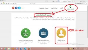 تسجيل العنوان الوطني