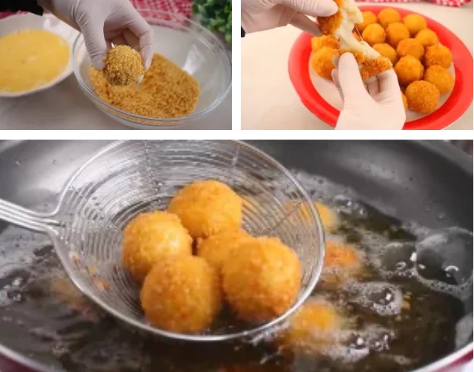 طريقة عمل كرات البطاطس المقرمشة